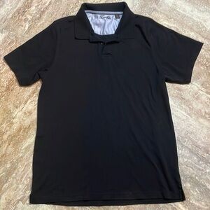 Tasso Elba men’s black polo shirt. Size XL.